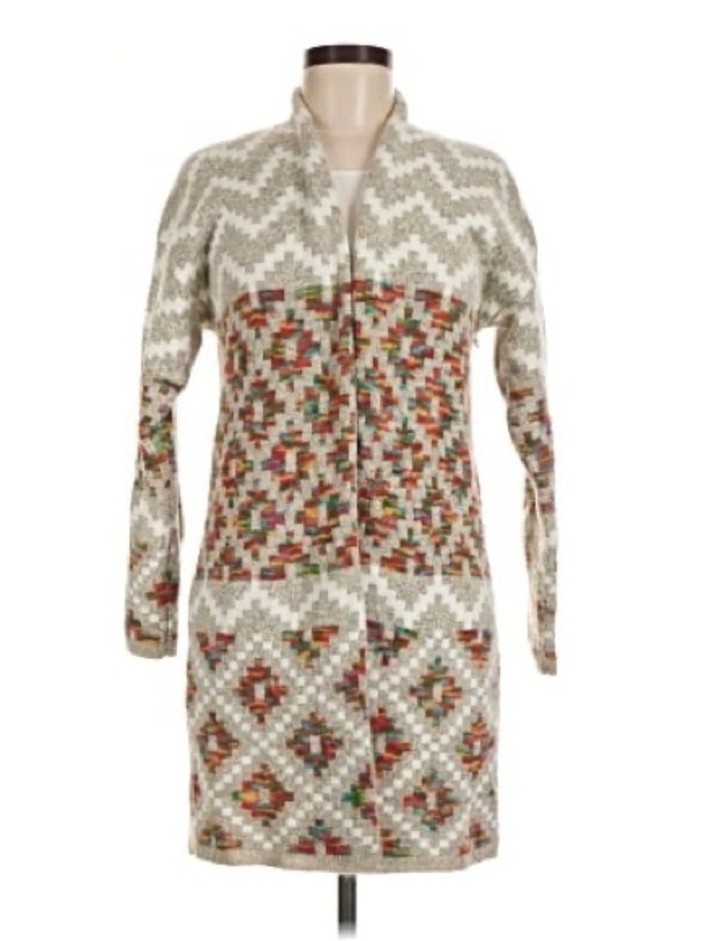 Dreamers  by Debut Cardigan Long Sweater  Sz M/L Western Aztec Southwestern